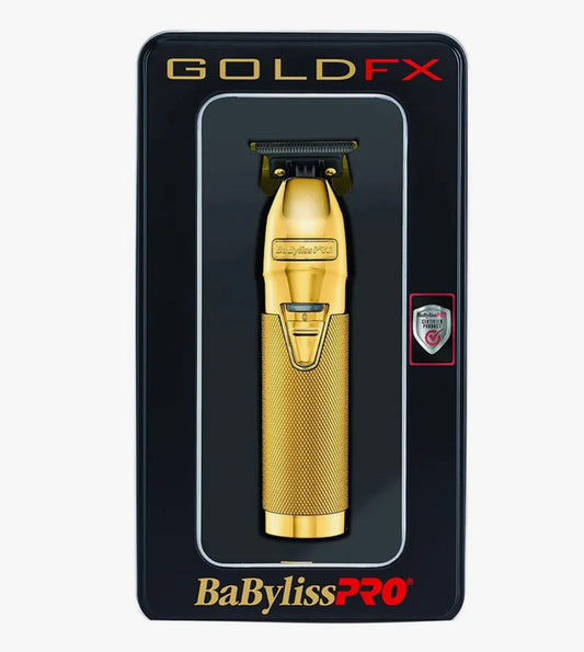 新品並行！BaByliss PRO FX787G Original Gold FX Exposed Skeleton T-Blade Outlining Trimmer